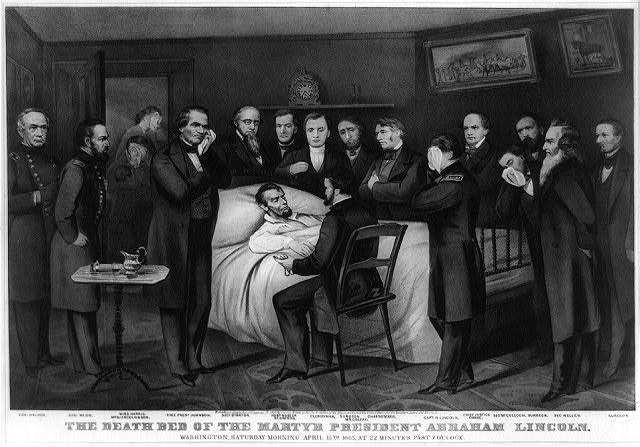 The Death Bed of President Lincoln