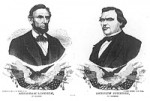 1864 Wahlkampfbanner für das Republikanerticket