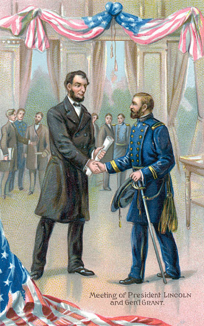 Meeting of Lincoln and Grant