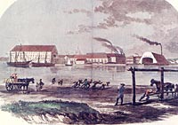 Washington Navy Yard with Shad Fishers