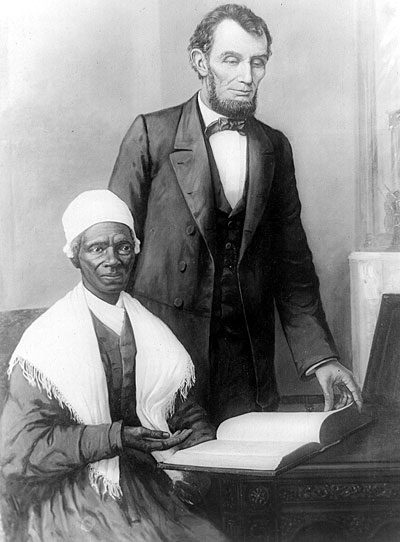 Sojourner Truth with Abraham Lincoln