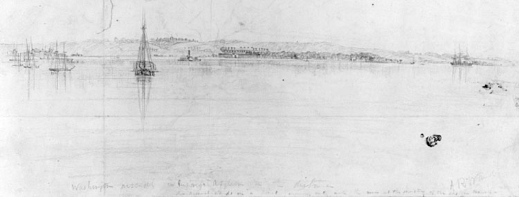 View across the Potomac toward the Washington Arsenal
