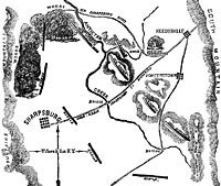 Map of Battlefield of Antietam