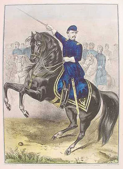 Majr. Genl. George B. Mc.Clellan, At The Battle Of Antietam, Sept. 17th, 1862