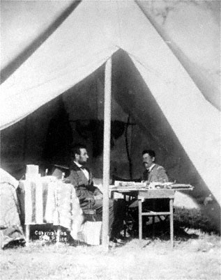 Abraham Lincoln and George B. McClellan