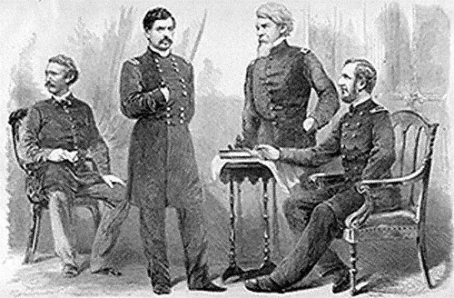 George B. McClellan and Staff