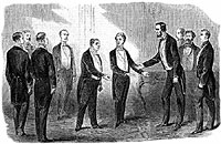 Lincoln Greeting Guests