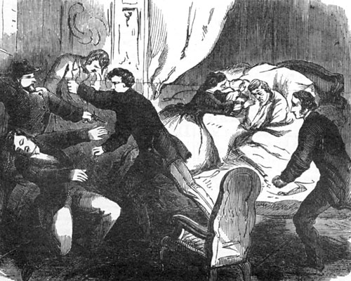 Fight with Assassin in William H. Seward’s Room