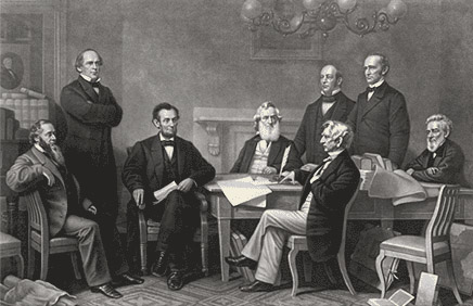 First Reading of the Emancipation Proclamation